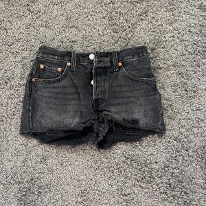 Levi's Black Jean Shorts for Women